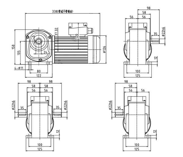 WSH22-400-S(B)減速電機(jī) WSH22-400-S(B)減速電機(jī)