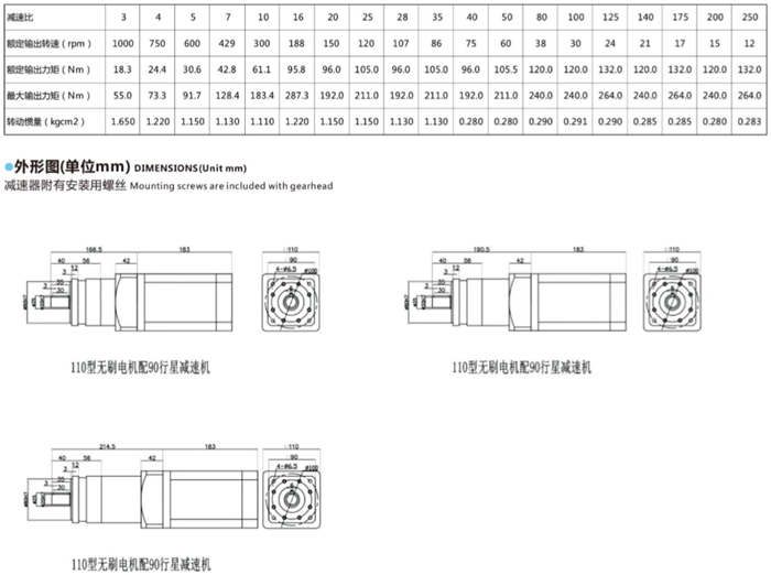 無刷電機(jī)行星減速器 (5) 無刷電機(jī)行星減速器 (5)