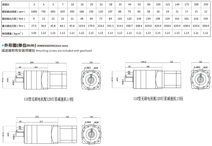 無刷電機(jī)行星減速器 (11) 無刷電機(jī)行星減速器 (11)